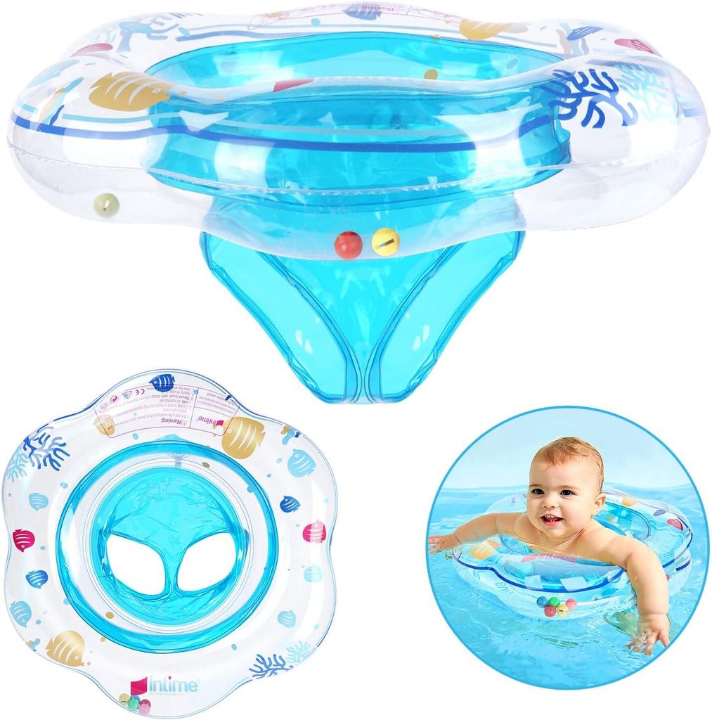 Baby-Schwimmring, Baby-Schwimmreifen, schwimmender Baby-Schwimmring mit Sitz, Poolschwimmkörper geeignet für 6-36 Monate alte Babys