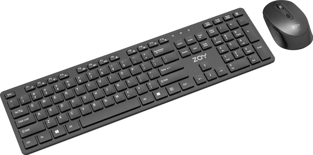 Combo Clavier Souris ZOY ZKM888 Idéal pour le Télétravail et les Bureaux
