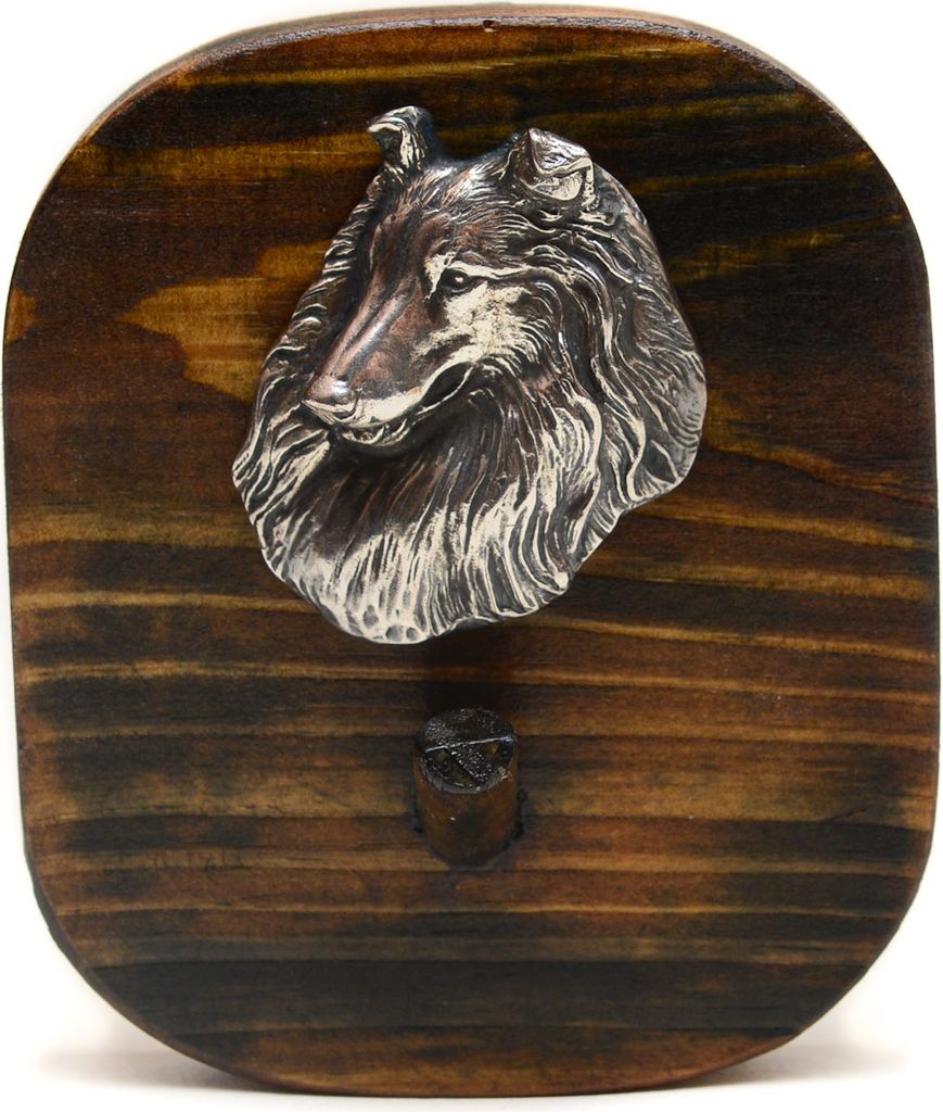 Langhaarcollie, Langhaariger Schottischer Schaferhund - Leinenhalter, Hundemedaillehalter, Schlüsselhaken der Marke Art-Dog