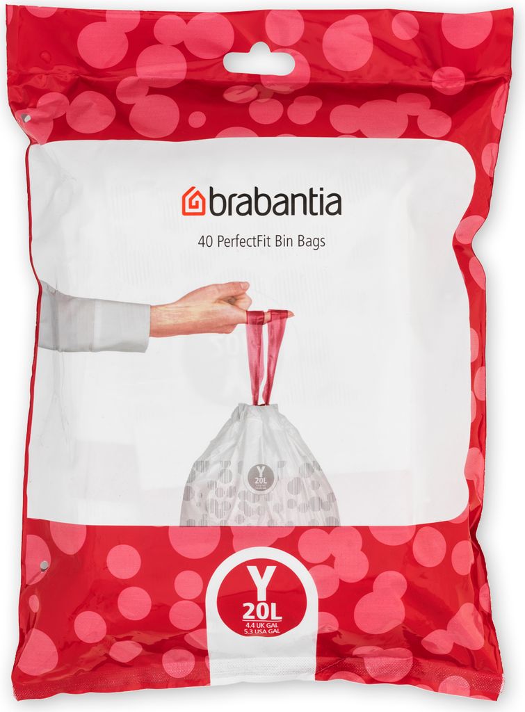 Brabantia PerfectFit Müllbeutel NewIcon, Codierung Y (20 Immagine del prodotto 
