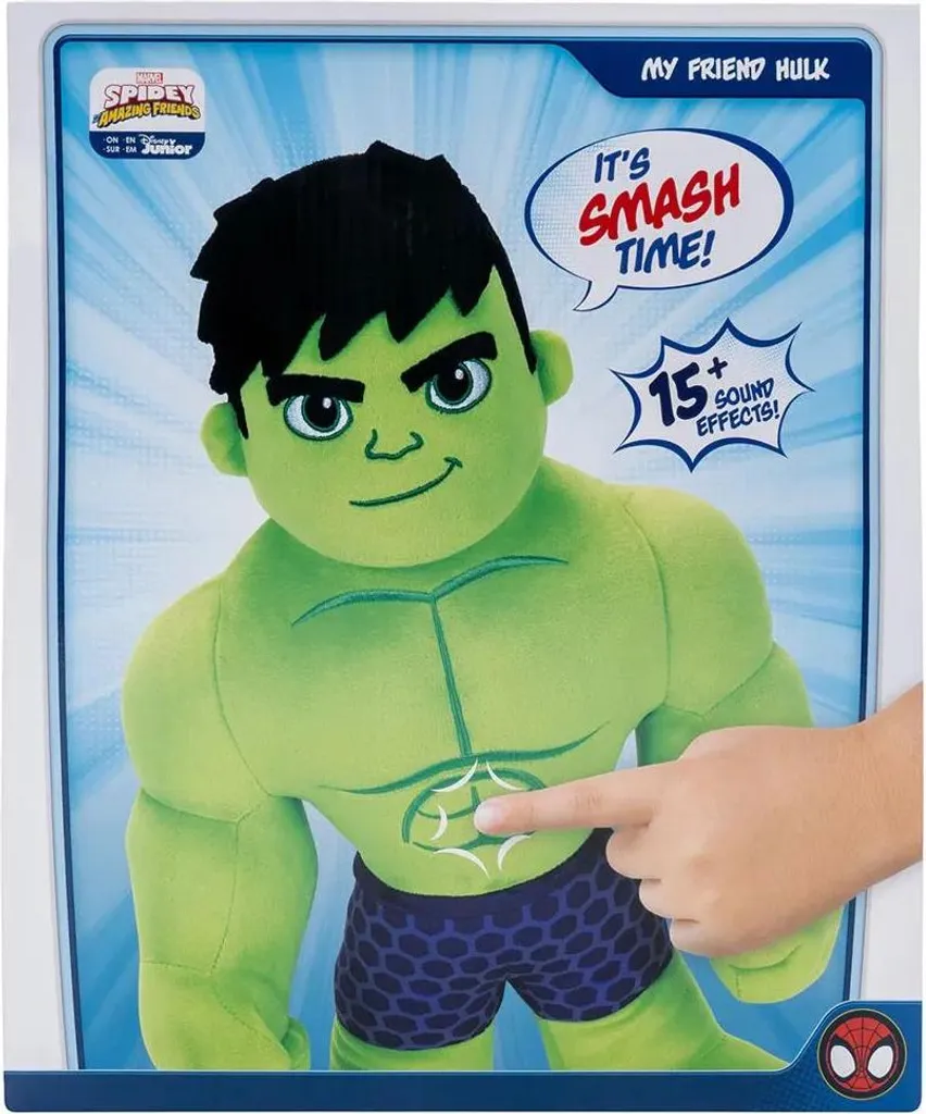 Peluche Disney Hulk Marvel pour Enfant - Doudou Vert Taille Unique 30cm - 2