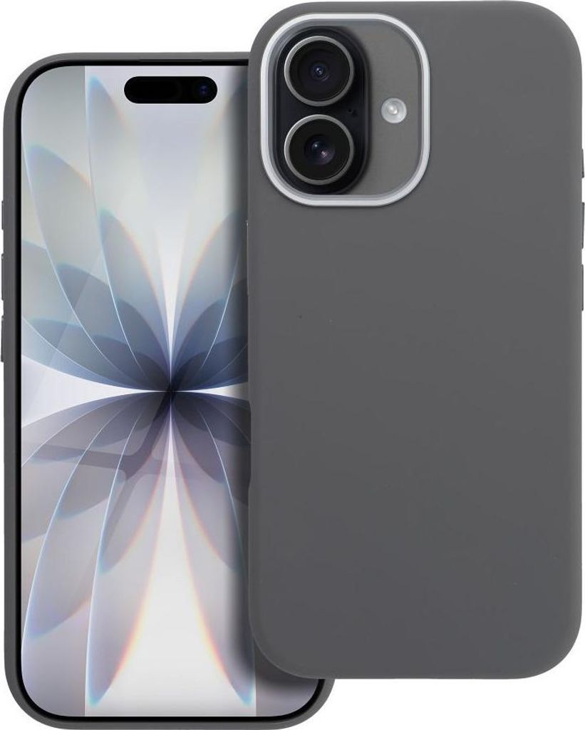Case passend für iPhone 17 Forcell F-Protect Frame Premium kompatibel mit Magsafe gray
