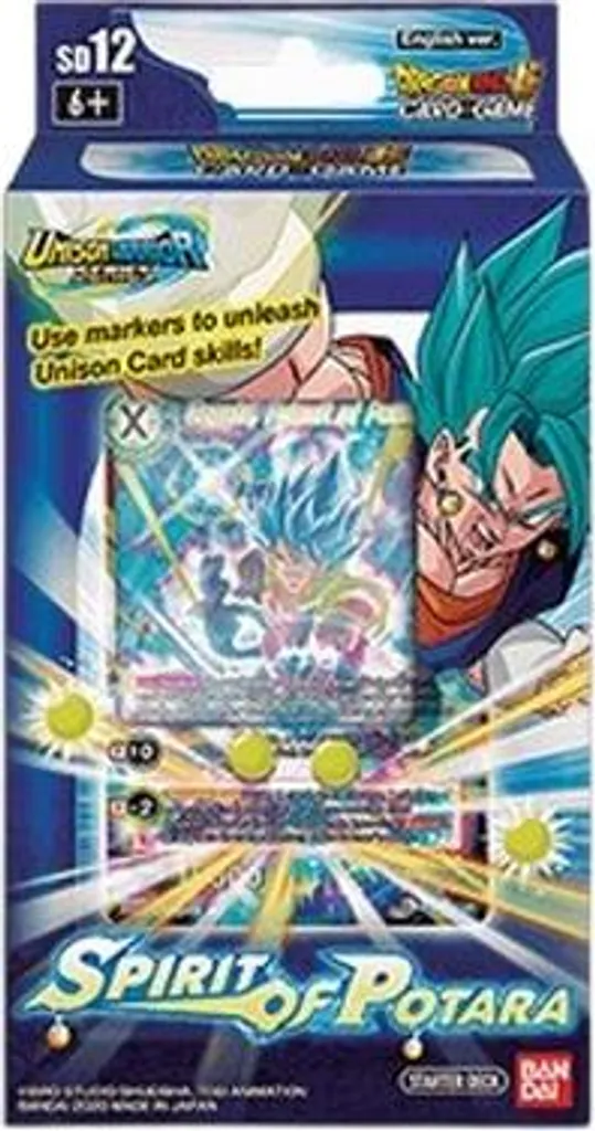 Starter Deck Spirit of Potara Dragon Ball Super avec Cartes Foil