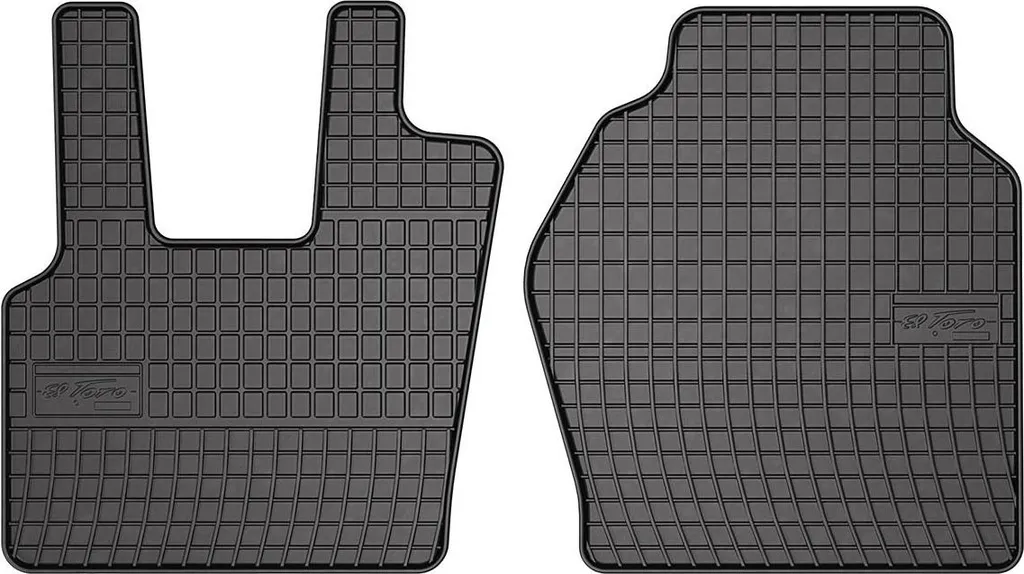 Upgrade Cabina Scania R 2015-2020: Tappetini Gomma Nera 2 Pezzi