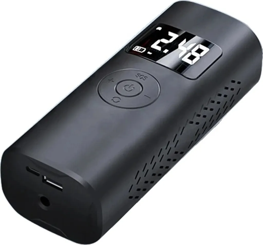 Compresseur d'air 12V portable pour pneu de voiture et moto avec écran