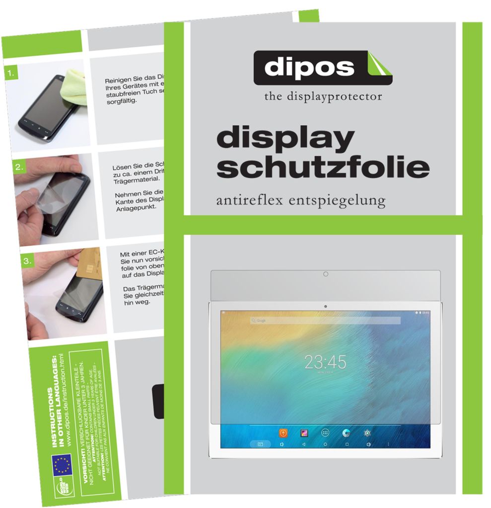 2x Schutzfolie für Teclast P10 10.1 Zoll matt Displayschutzfolie Folie Display