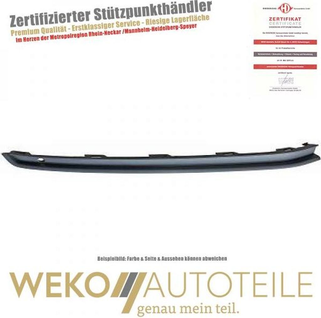 Zier Schutzleiste Stoßstange vorne rechts DIEDERICHS 2297034 für VW