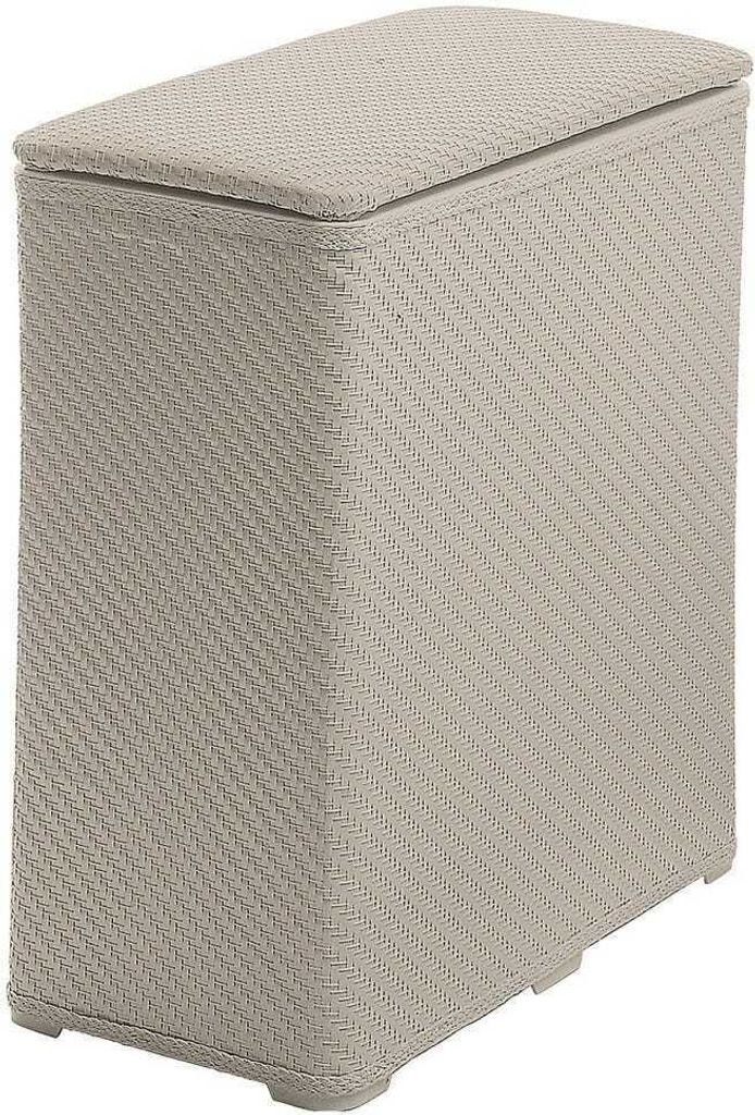 Platzsparender Wäschekorb in Beige 70l | Robinia