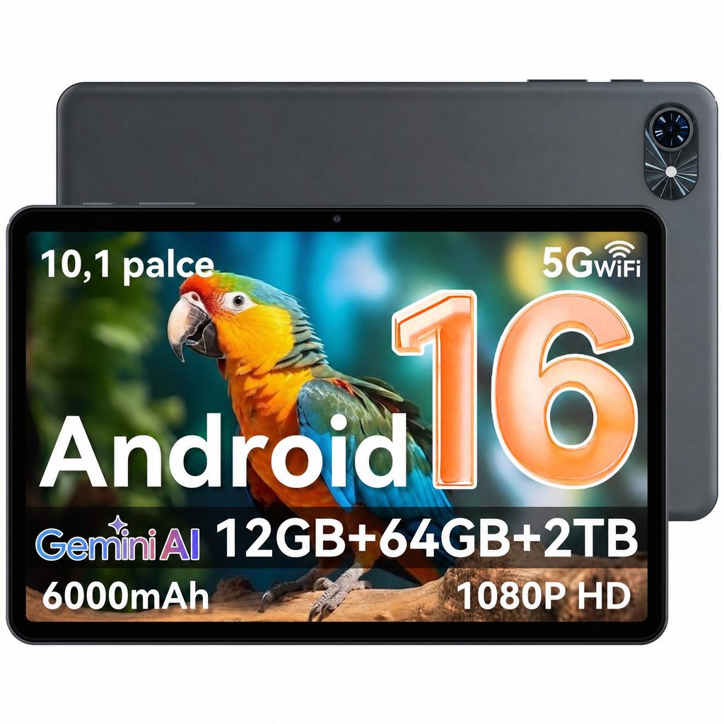 TABWEE T80 Tablet 10.5 Zoll,Android 16, 64GB ROM, 1280 x Obrázek produktu 