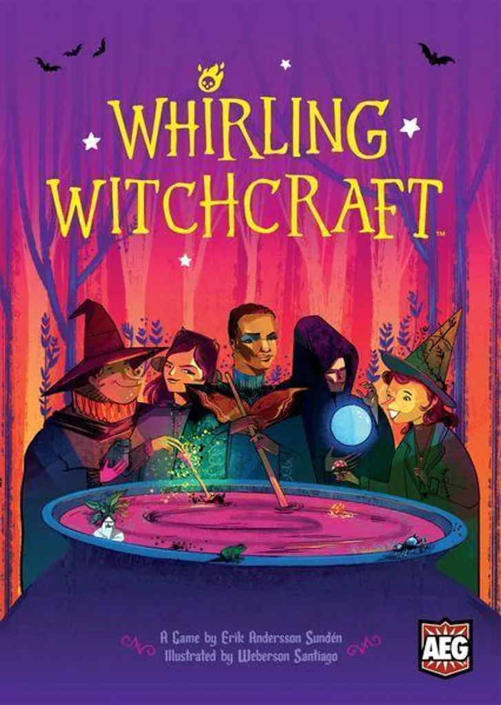 Whirling Witchcraft Jeu de Plateau AEG Edition Anglaise de Stratégie