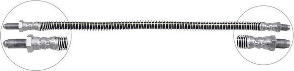 Bremsschlauch 410 mm OUT M10x1.0 OUT M10x1.0 A.B.S. für u.a. LAND ROVER 110 127