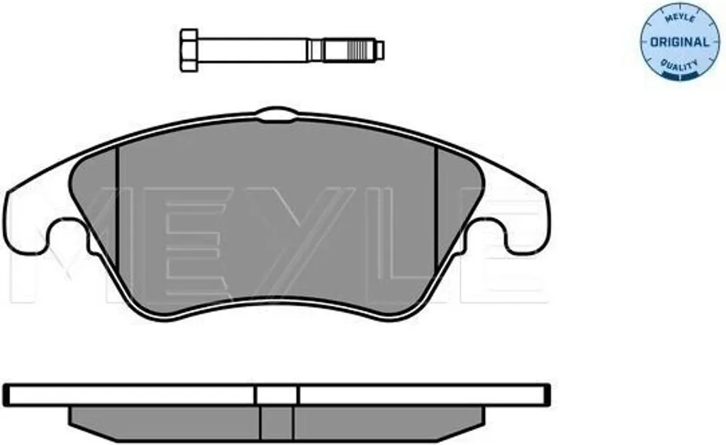 Plaquettes de frein sans bruit pour Mercedes Classe C et E - MEYLE OE