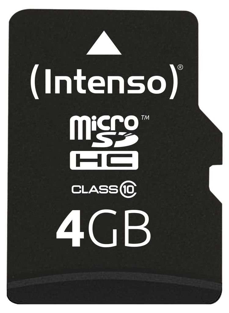 Intenso 4GB microSDHC Class 10 + adapter SD Zdjęcie produktu 