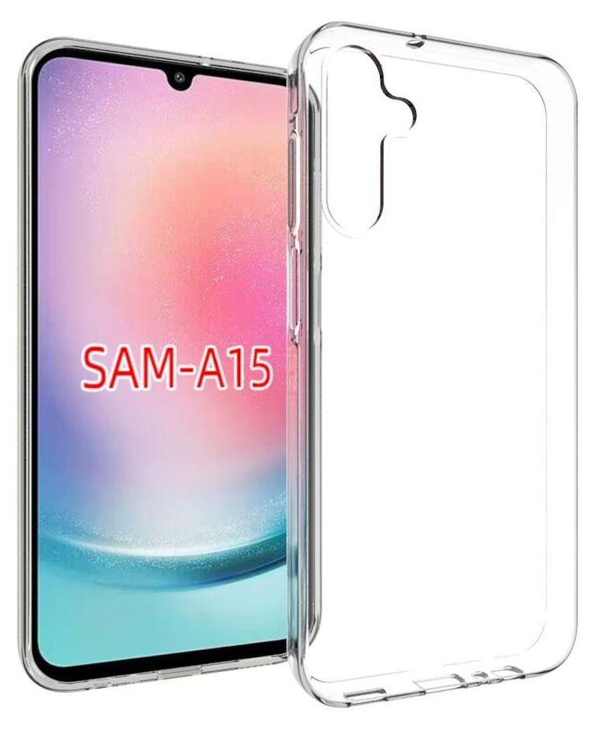 Für Samsung Galaxy A15 Silikon Schutz Transparent Produktbild 