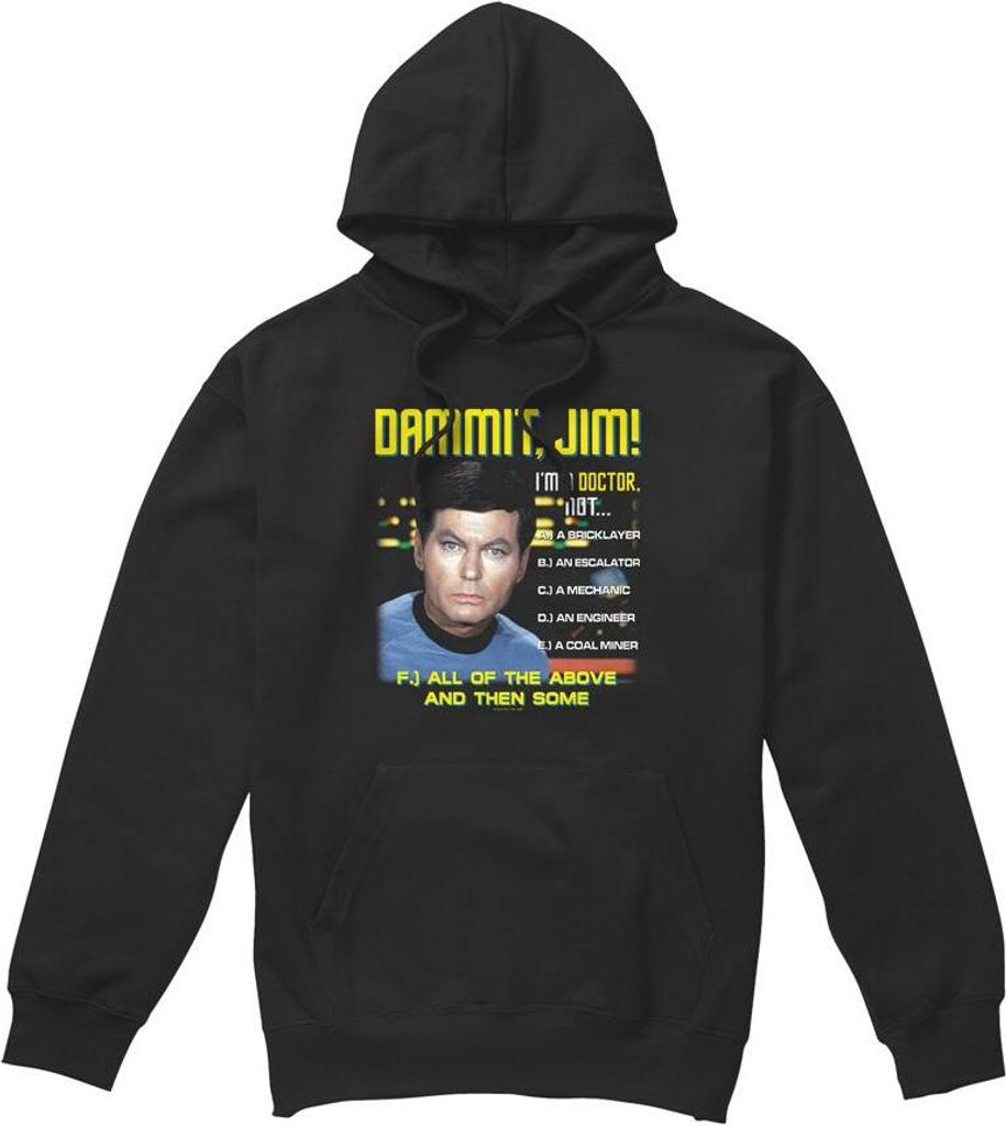Star Trek - "All of the Above" Kapuzenpullover für Herren TV8102 (XL) (Schwarz)
