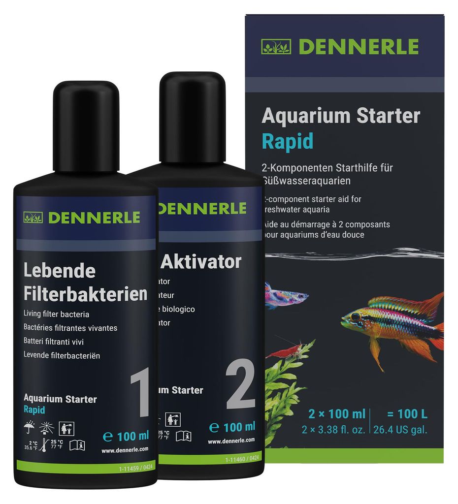 Dennerle Aquarium Starter Rapid 200 ml, 2-Komponenten Produktbild 