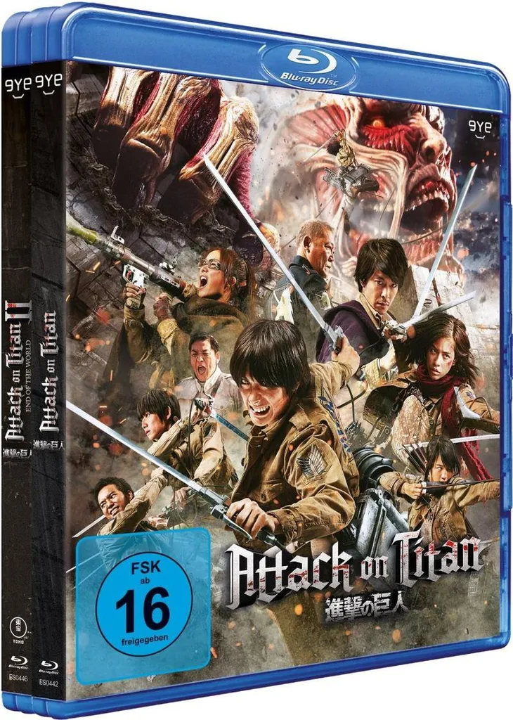 Films L'Attaque des Titans 1 et 2 - Idéal pour Soirée Cinéma Shingeki