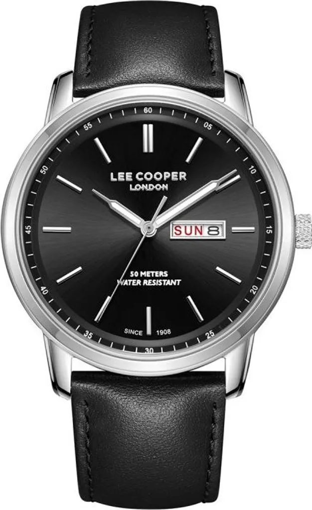 Lee Cooper LC08235.351 Montre Eric Homme Quartz Cadran Bleu en Acier