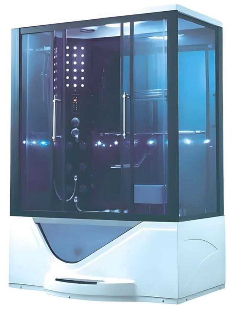 Dusche Hydromassagedusche Massageduschkabine Designsauna Duschkabine 160x110 cm