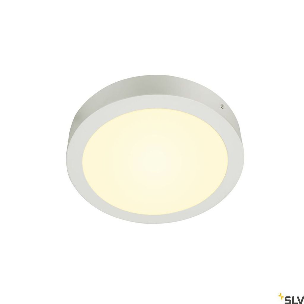 SLV Deckenleuchte SENSER 24 CW 1003016 Indoor LED 1200lm 3000K D215mm ws