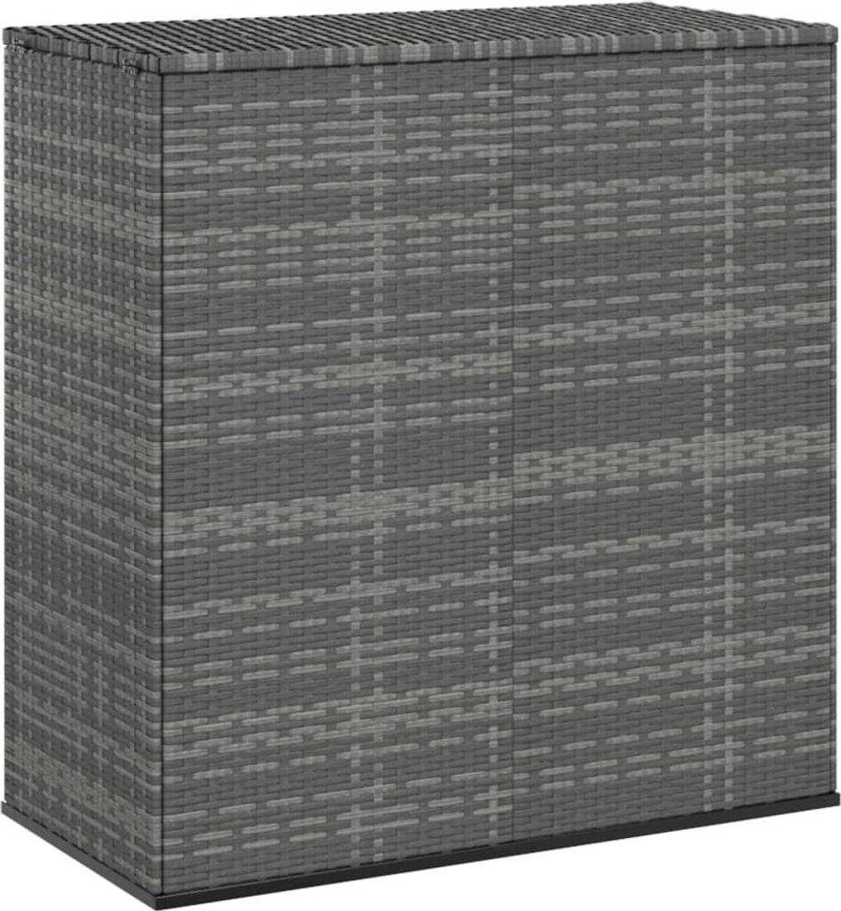 vidaXL Záhradný box na vankúše PE ratan 100x49x103,5 cm Obrázok produktu 