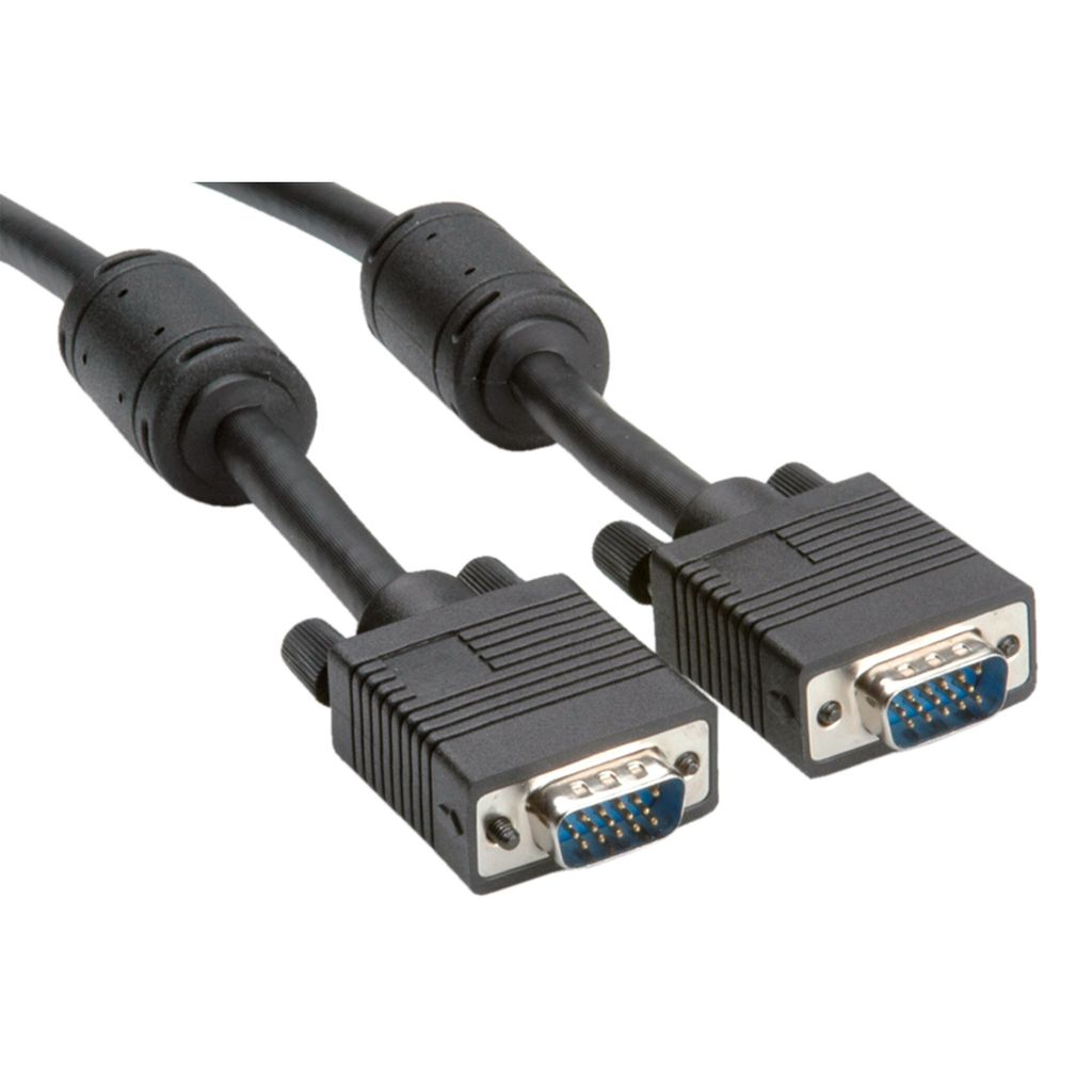 ROLINE HQ VGA kabel MD15HD-MD15HD, DDC2, 1:1, s ferity, 2m Obrázek produktu 