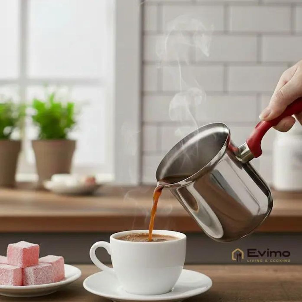 Korrektur des Textes:Polo Chef - Türkische Kaffeekanne - No. 5 - für 5 Tassen