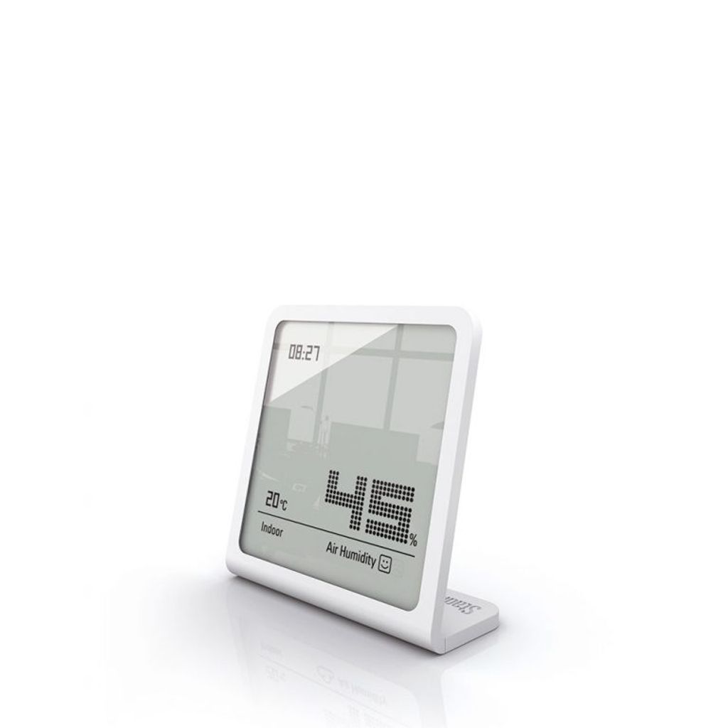 STADLER FORM Hygrometer Thermometer Tischuhr Selina Weiß