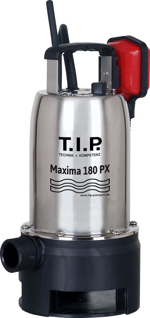 Zatapialna pompa do ścieków T.I.P. Maxima 180 PX, maks. Zdjęcie produktu 