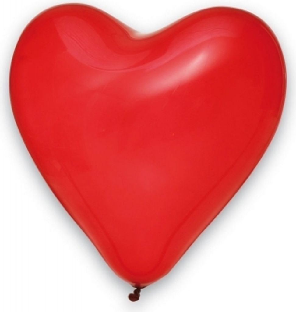 4 Luftballons Herzform 35 cm Produktbild 