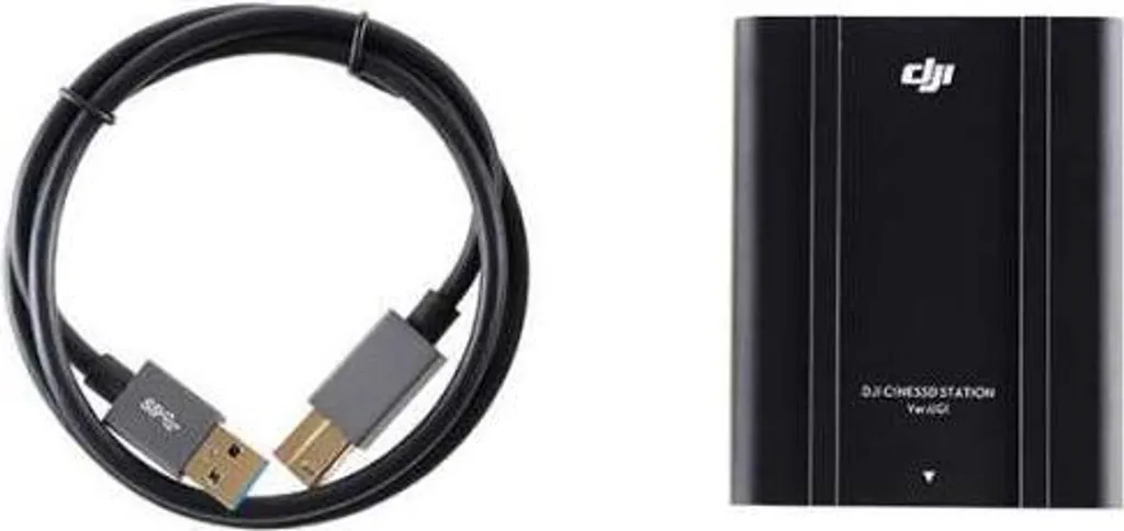 Transférer vos Vidéos 5.2K avec la Station DJI Inspire 2 CINESSD USB Noir