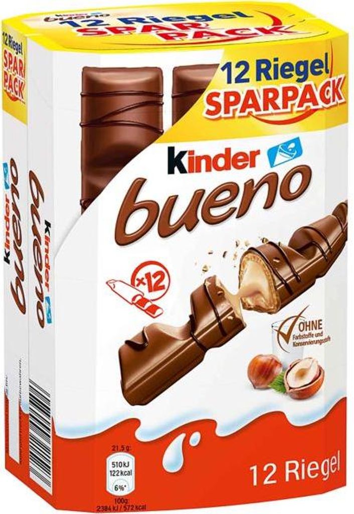 kinder bueno Sparpack 12er Produktbild 