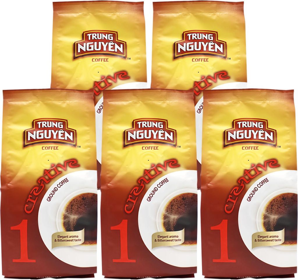 5x250g Trung Nguyen Creative 1 Vietnam Kaffee Culi Robusta Produktbild 