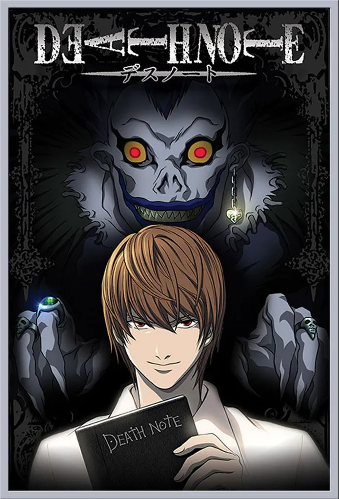 Poster Death Note Encadré Vitre Acrylique : Fini les Affiches Cornées