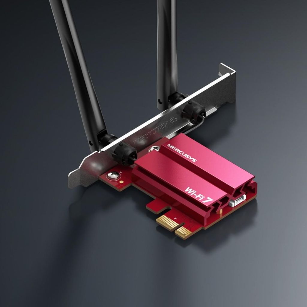 Mercusys MA37BE BE6500 WiFi7 BT PCIe-Anpassung.