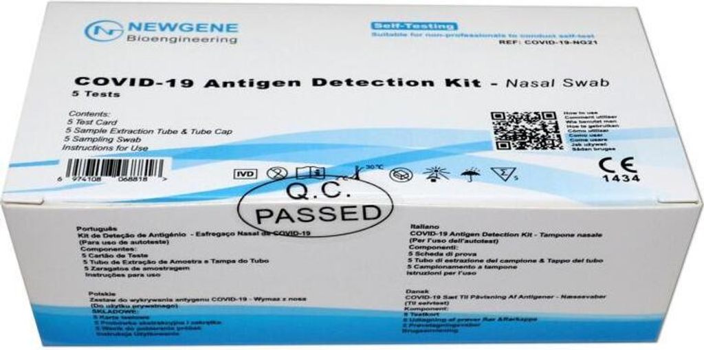 5 Stück Covid-19 Antigen-Nachweis-Kit - Nasenabstrich, Für Produktbild 15