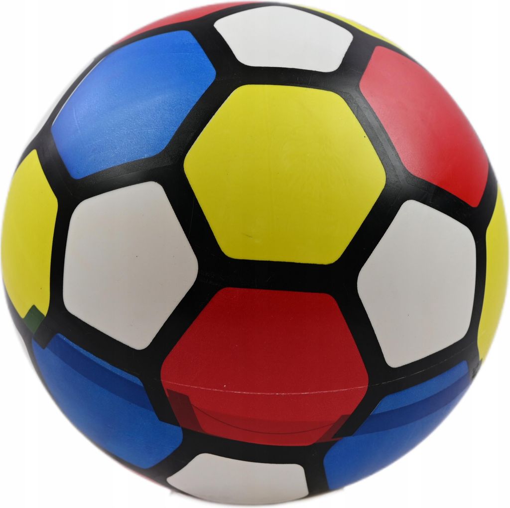 Bunter Gummiball 23cm für Kinder - Robuster Spielball für Produktbild 