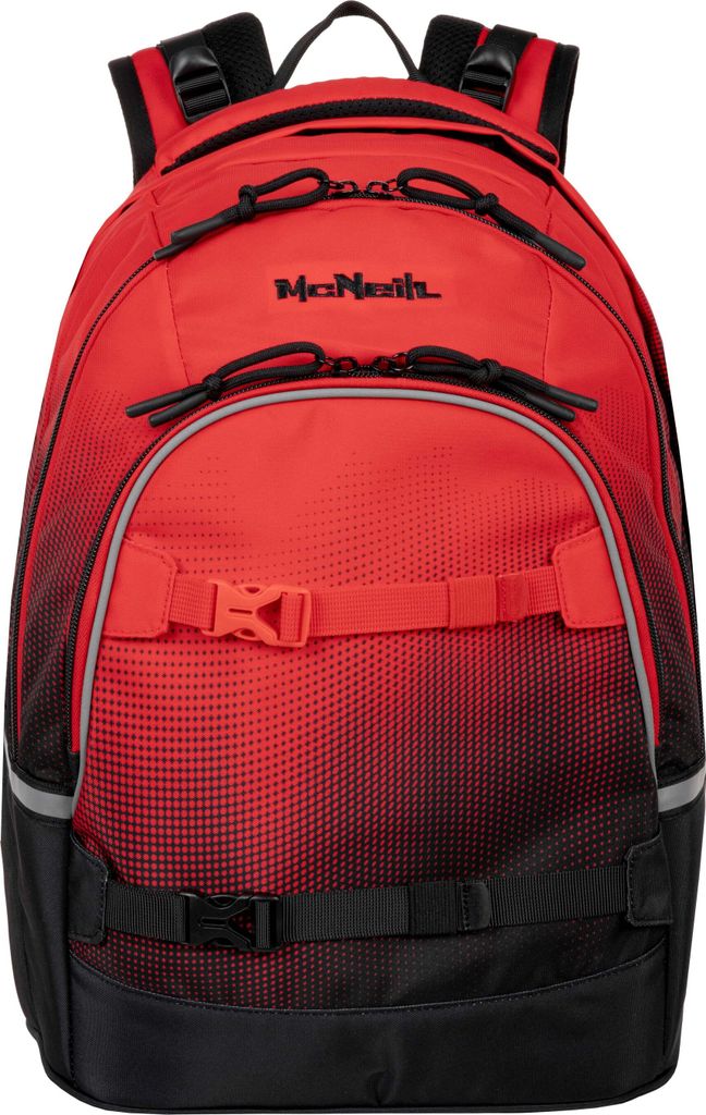 MCNeill Schulrucksack MILO Cranberry 2-teilig, ab 5. Klasse