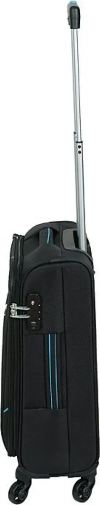 Valise Dielle 30050NE avec 4 Roues Multidirectionnelles - Noir Élégant
