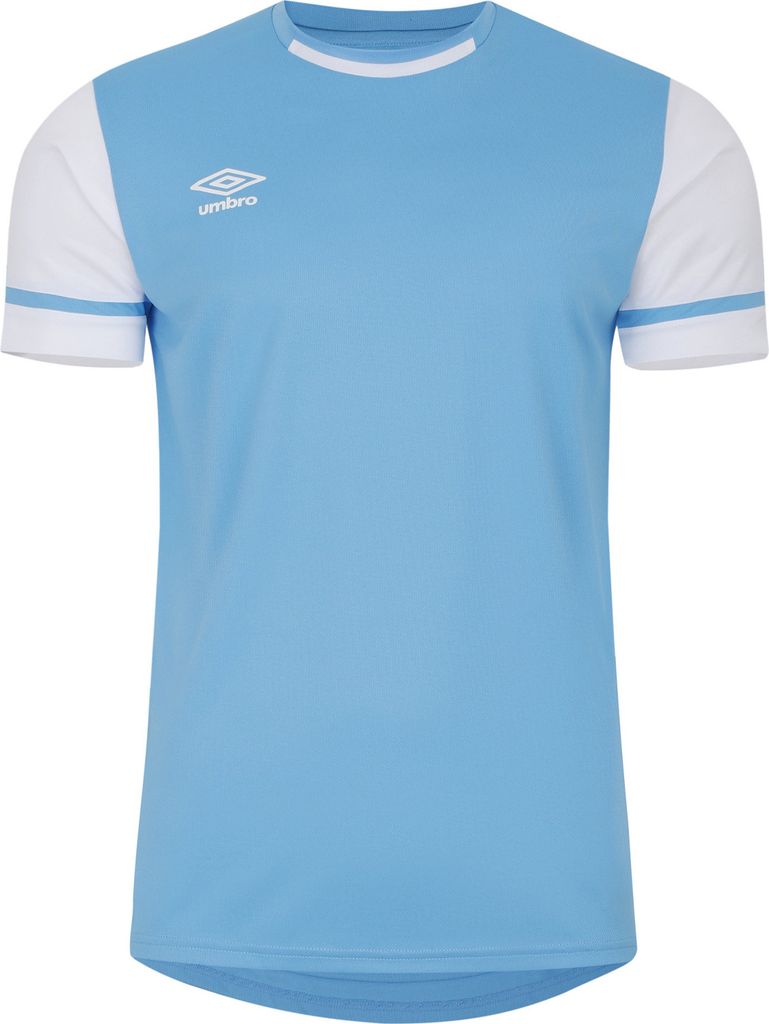 Umbro - "Cavelle" T-Shirt für Herren UO2420 (XL) (Weinrot/Himmelblau)