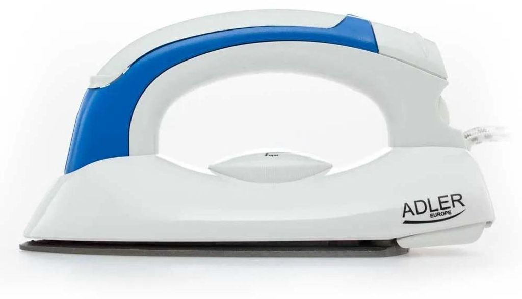 Adler AD 5015 Tragbares Reisebügeleisen 700 W - Weiß-Blau Produktbild 