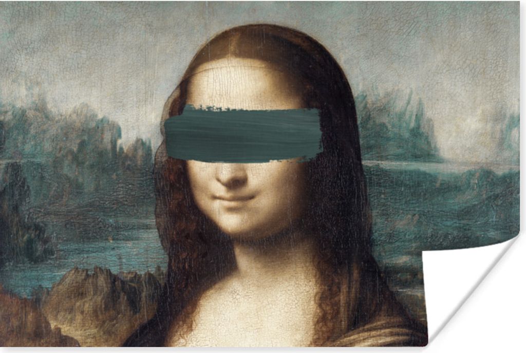 MuchoWow Poster Mona Lisa - Leonardo da Vinci - Gemälde 90x60 cm - Schlafzimmer