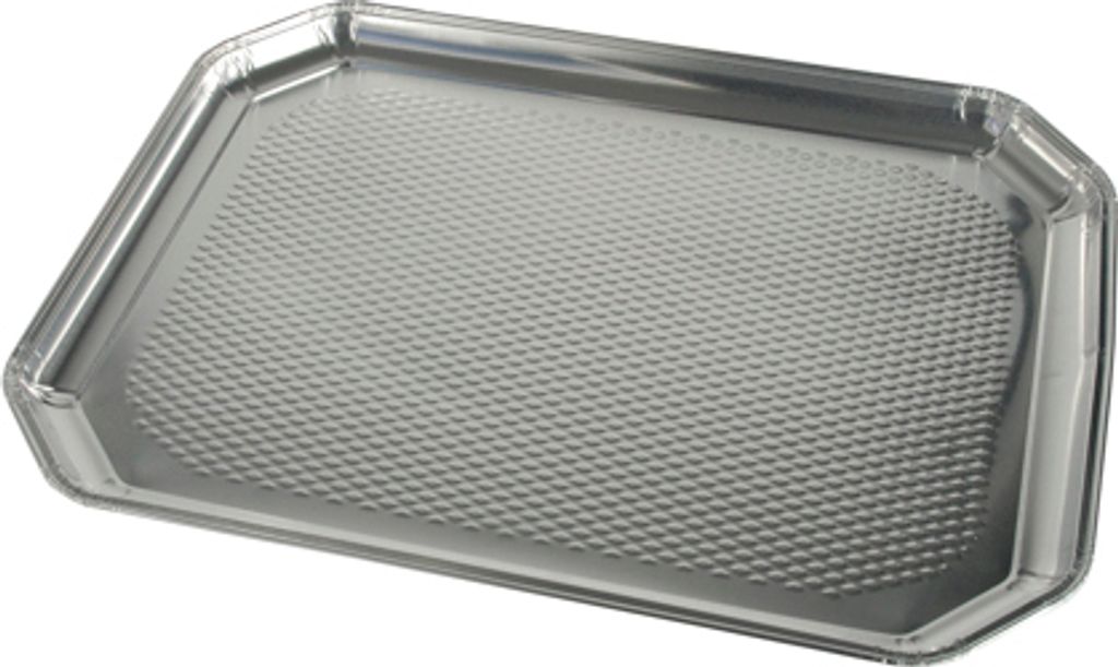 3 Alu Servierplatten eckig 35cm x 26cm Produktbild 