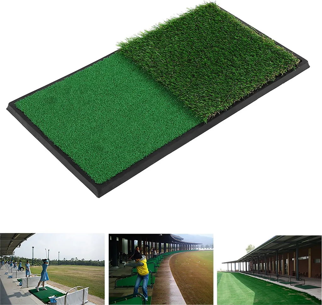 Tapis de golf pour exercice avec pelouse de simulation réaliste