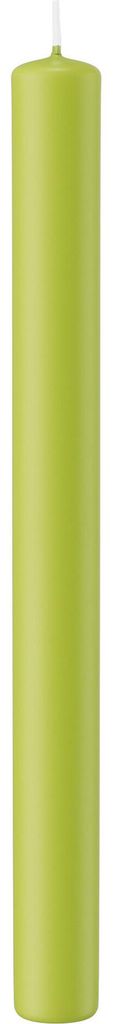 Stabkerzen Apfelgrün 250 x Ø 22 mm, 10 Stück