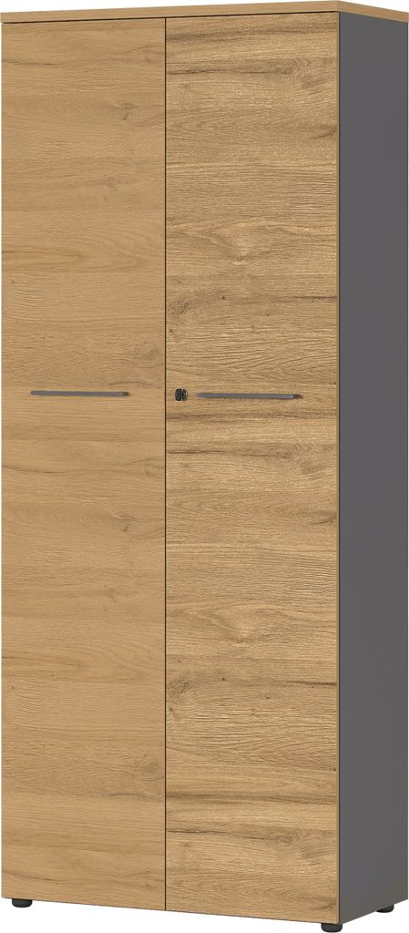 bümö Home Andratx Aktenschrank - 5 Ordnerhöhen - Nachbildung: Lichtgrau