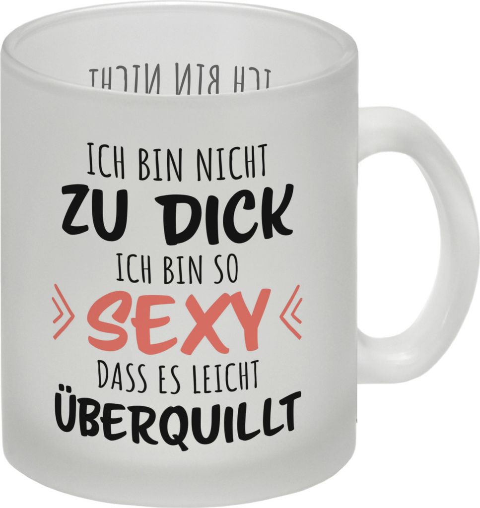 Ich bin nicht zu dick ich bin so sexy dass es leicht Produktbild 