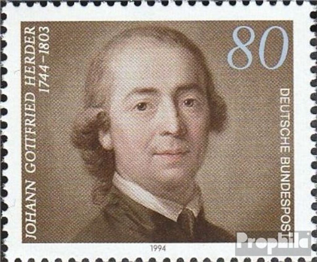Briefmarken BRD (BR.Deutschland) 1994 Mi 1747 (kompl.Ausgabe) postfrisch 250.Geburtstag von Herder
