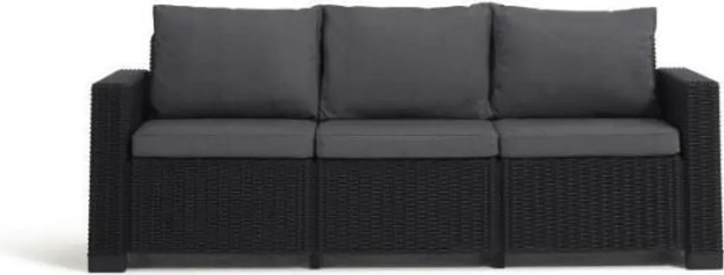 Ensemble Lounge Extérieur California Keter Résistant Intempéries 4 Places - 10
