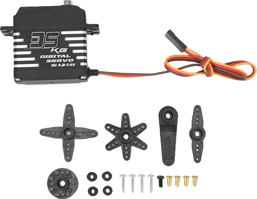 Servomoteur de Direction 35kg en Aluminium pour Bateau et Robotique DIY